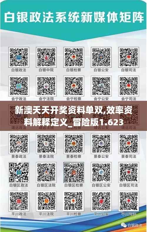 新澳天天开奖资料单双,效率资料解释定义_冒险版1.623