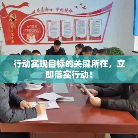 行动实现目标的关键所在,立即落实行动!
