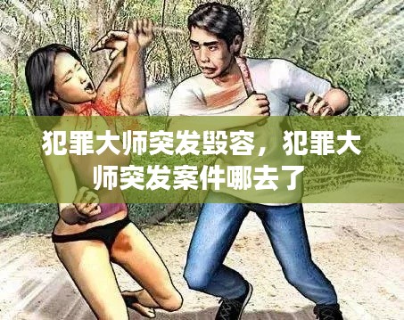 犯罪大师突发毁容,犯罪大师突发案件哪去了