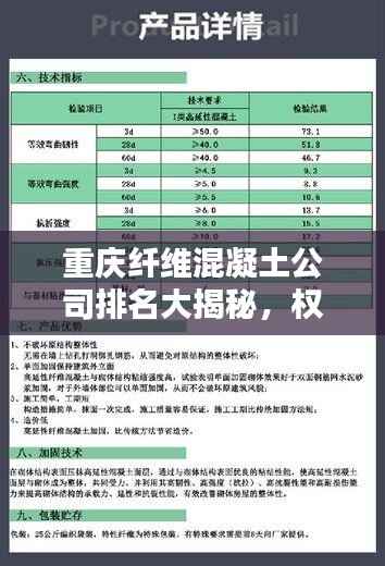 重庆纤维混凝土公司排名大揭秘,权威榜单,不容错过!