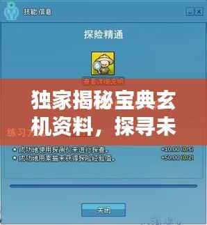 独家揭秘宝典玄机资料，探寻未知奥秘的关键所在