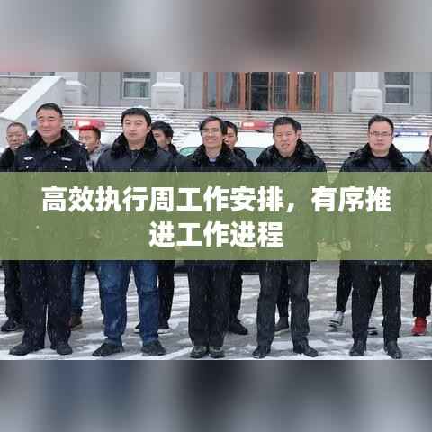 高效执行周工作安排,有序推进工作进程