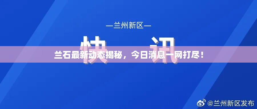 兰石最新动态揭秘,今日消息一网打尽!